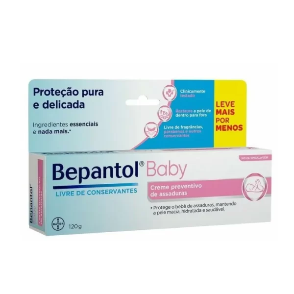 Creme Preventivo de Assaduras Bepantol Baby 120g