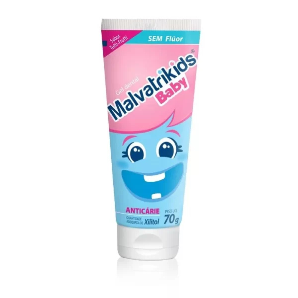 Gel Dental Malvatrikids Baby Sabor Tutti-Frutti 70g